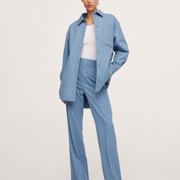 Mango x Pernille oversized overshirt with pockets - Picture 3 of 7